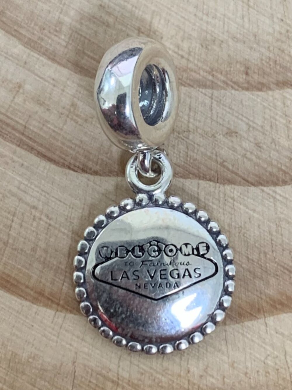 Pandora Las Vegas Welcome Sign Dangle Charm, S925 Silver Jewelry